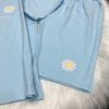 (Phom dưới 60kg) Đồ bộ nữ Eden phom rộng thun cotton - DB006