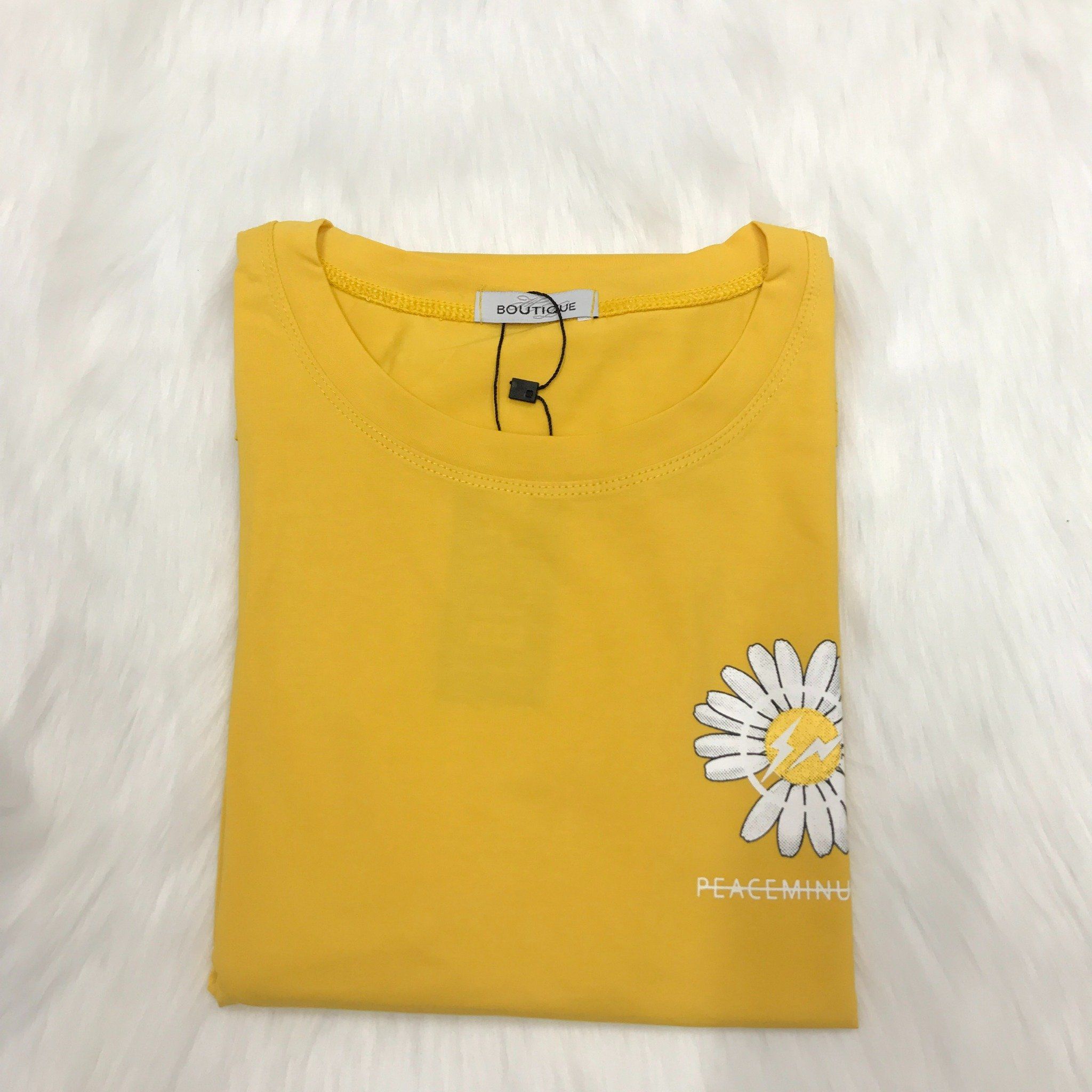 (Phom dưới 65kg) Đồ bộ nữ Eden phom rộng thun cotton - DB009