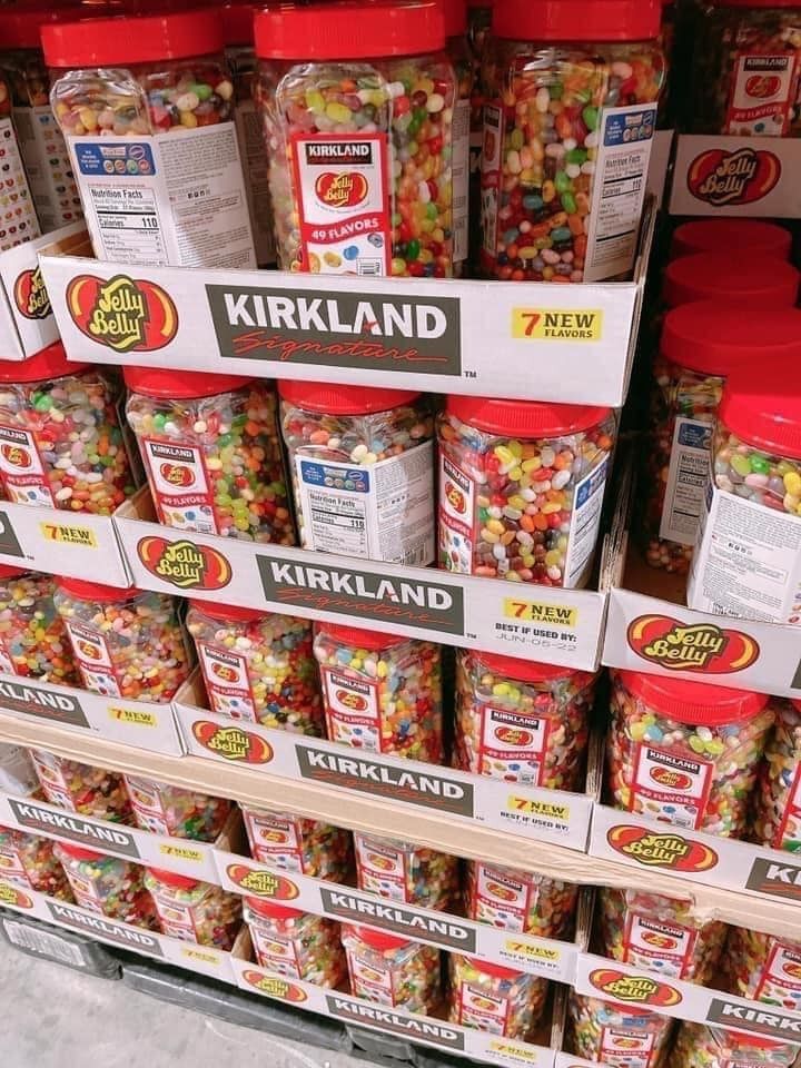 Kẹo trái cây Kirkland Signature Jelly Belly 49 Flavors Hộp 1.81kg
