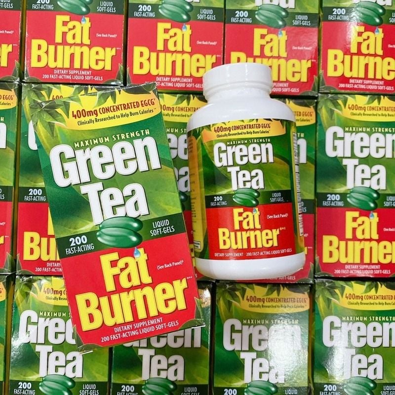 Viên uống hỗ trợ giảm cân từ trà xanh Green Tea Fat Burner 400mg