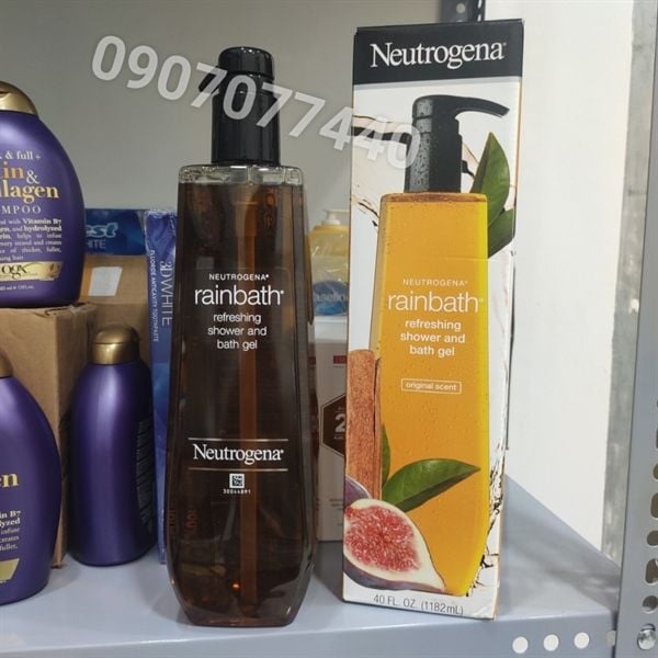 Sữa tắm giảm mụn lưng và viêm nang lông Neutrogena Rainbath
