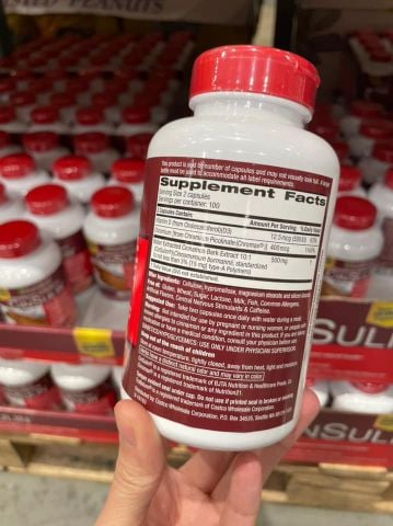  Viên uống hỗ trợ cân bằng đường huyết từ vỏ quế Trunature Advanced Strength CinSulin - Lọ 200 viên 