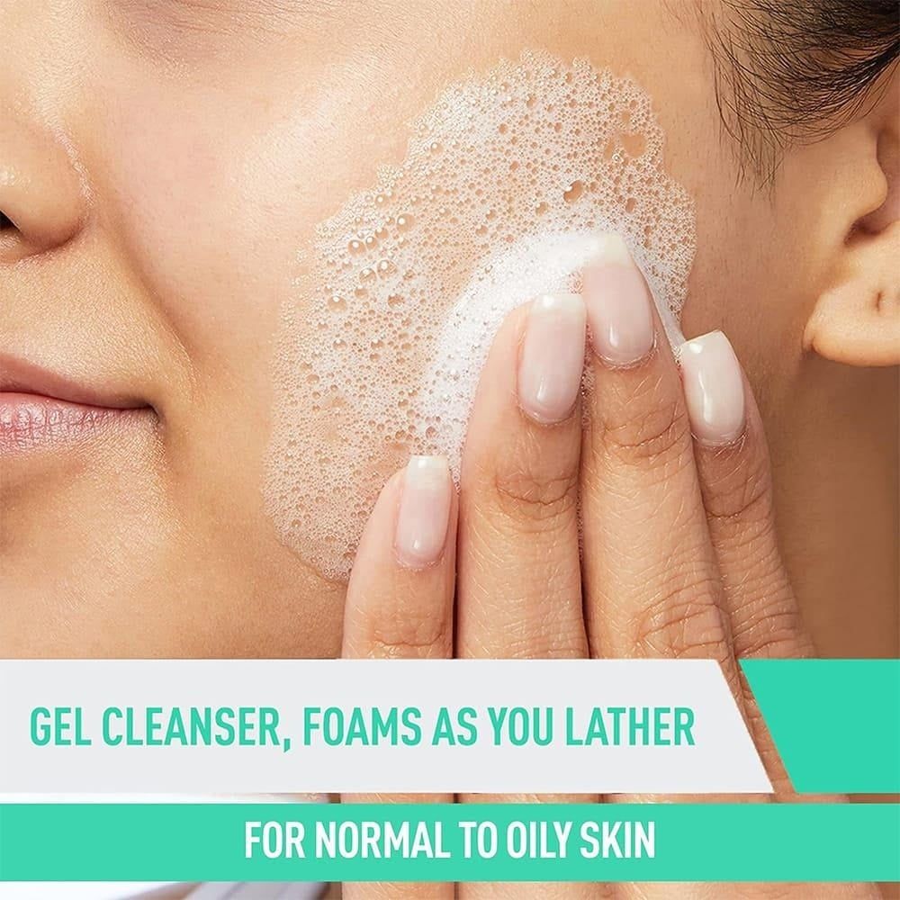Sữa rửa mặt dành cho da thường và da dầu Cerave Foaming Facial Cleanser For Normal To Oily Skin