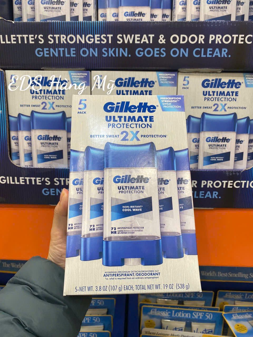 Gel khử mùi dành cho nam Gillette Ultimate Protection