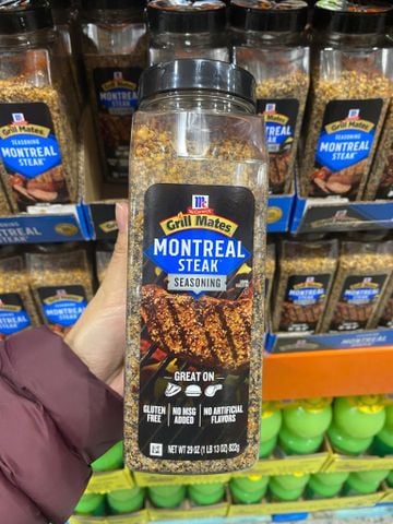  Gia vị ướp thịt bò steak Grill Mates Montreal Steak 