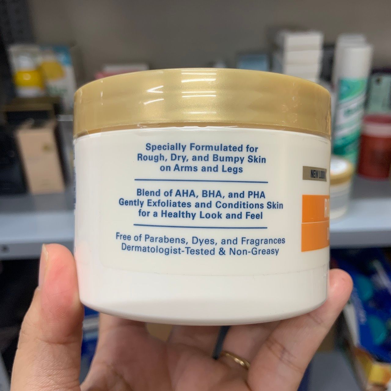 Kem dưỡng ẩm giàm khô ráp, da sần sùi Gold Bond Rough And Bumpy Skin Ingredients