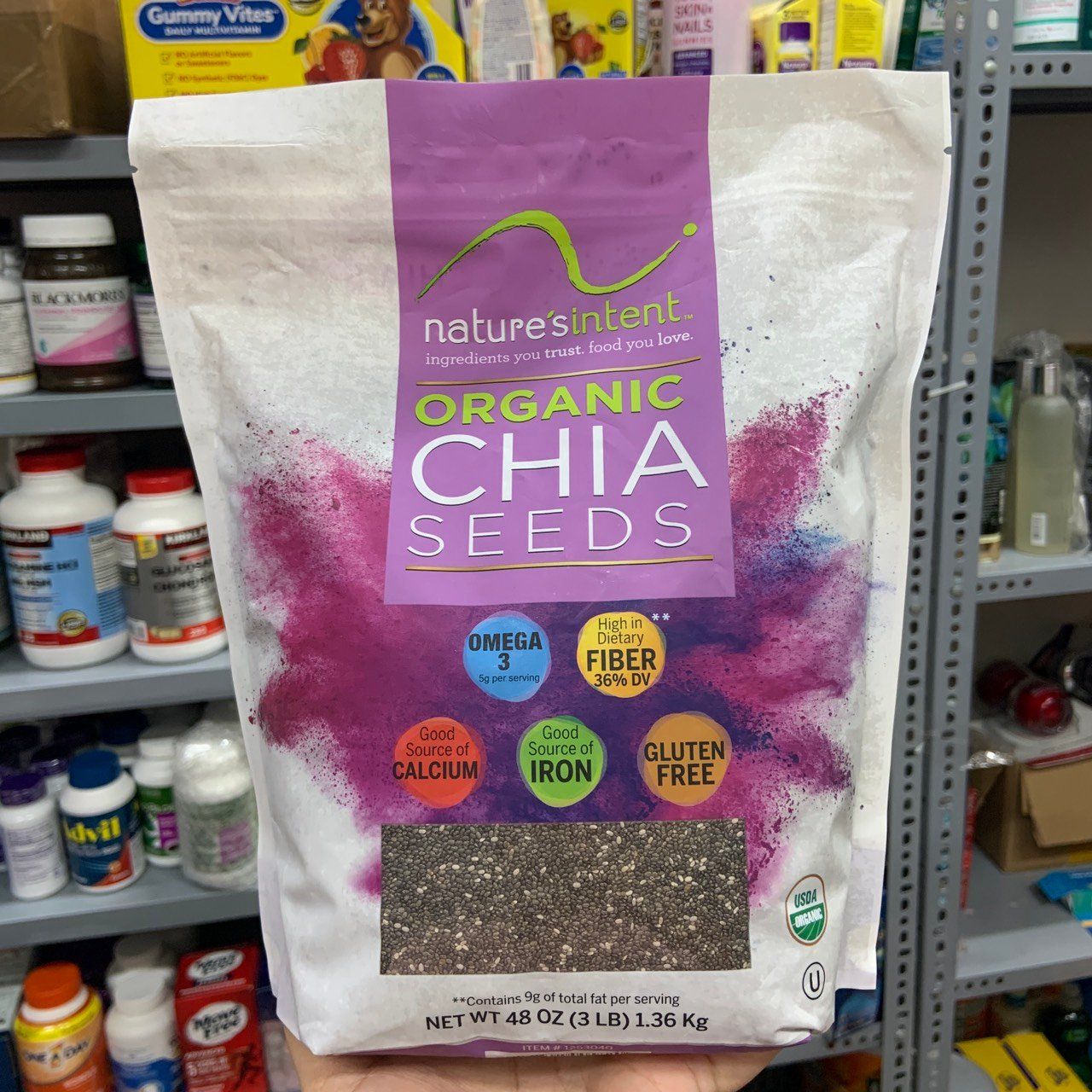 Hạt chia hữu cơ Nature's Intent Organic Chia Seeds