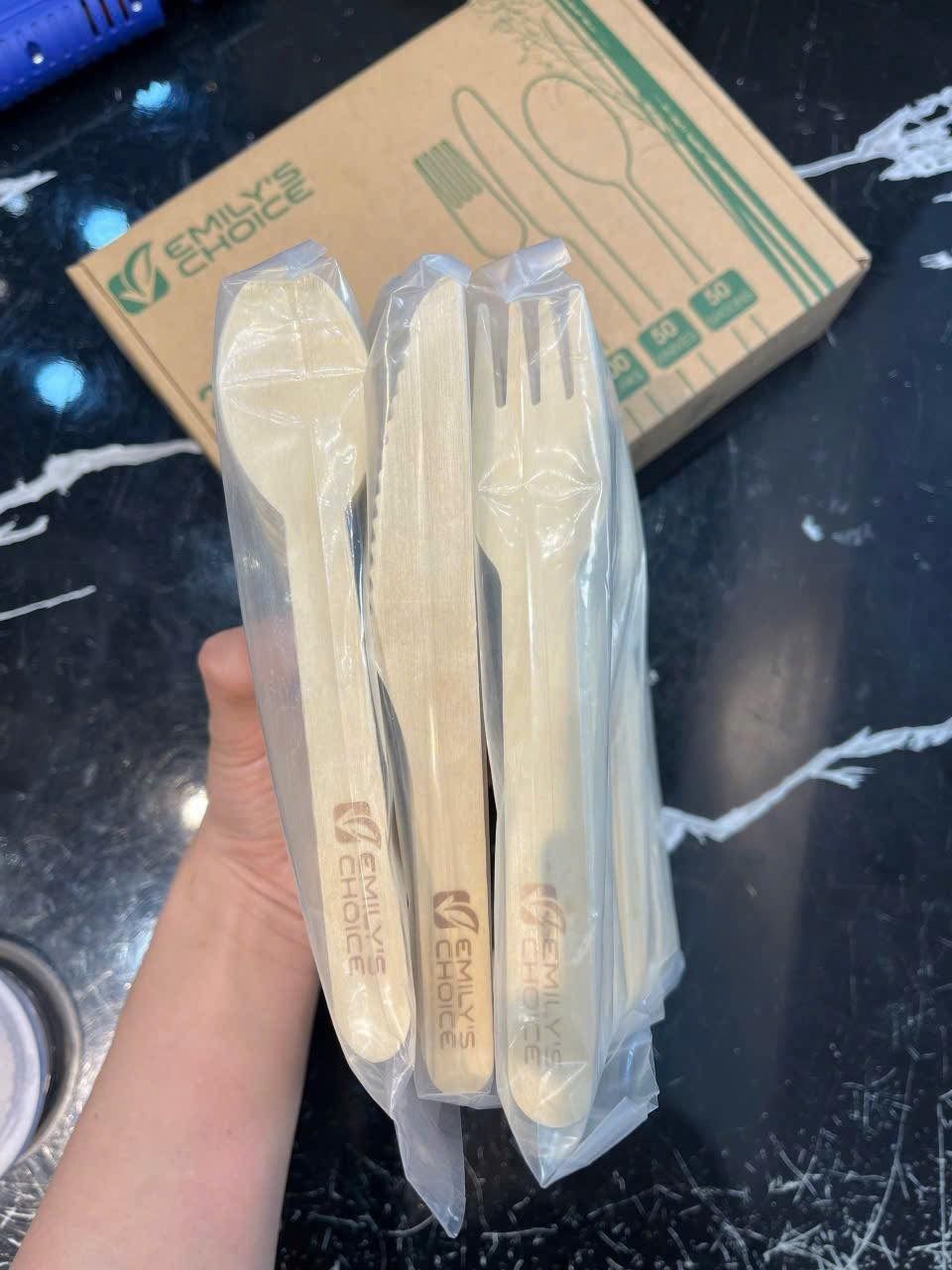 Hộp dao, thìa, nĩa dùng một lần Emily's Choice Compostable