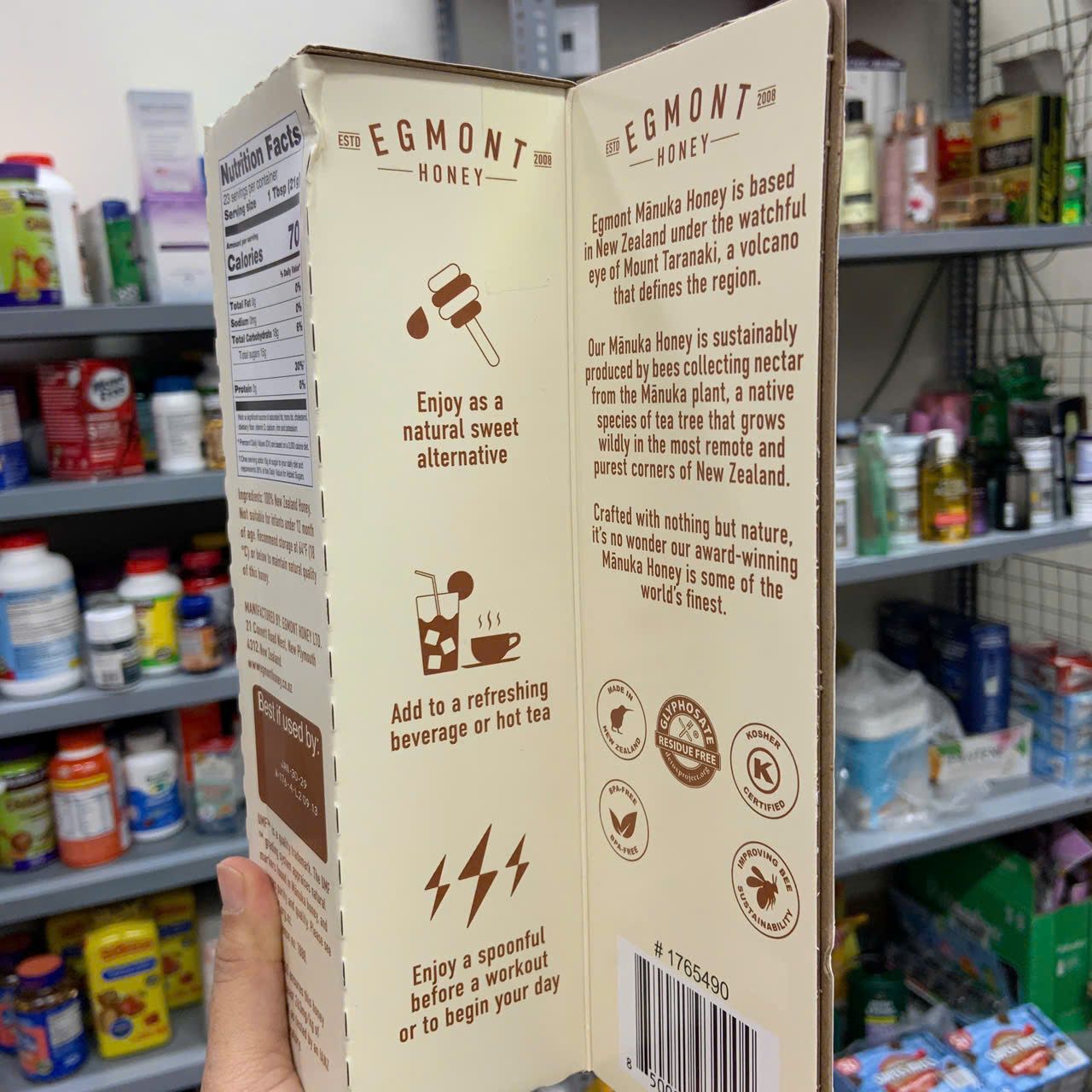 Mật ong thượng hạng Egmont Honey Manuka Honey