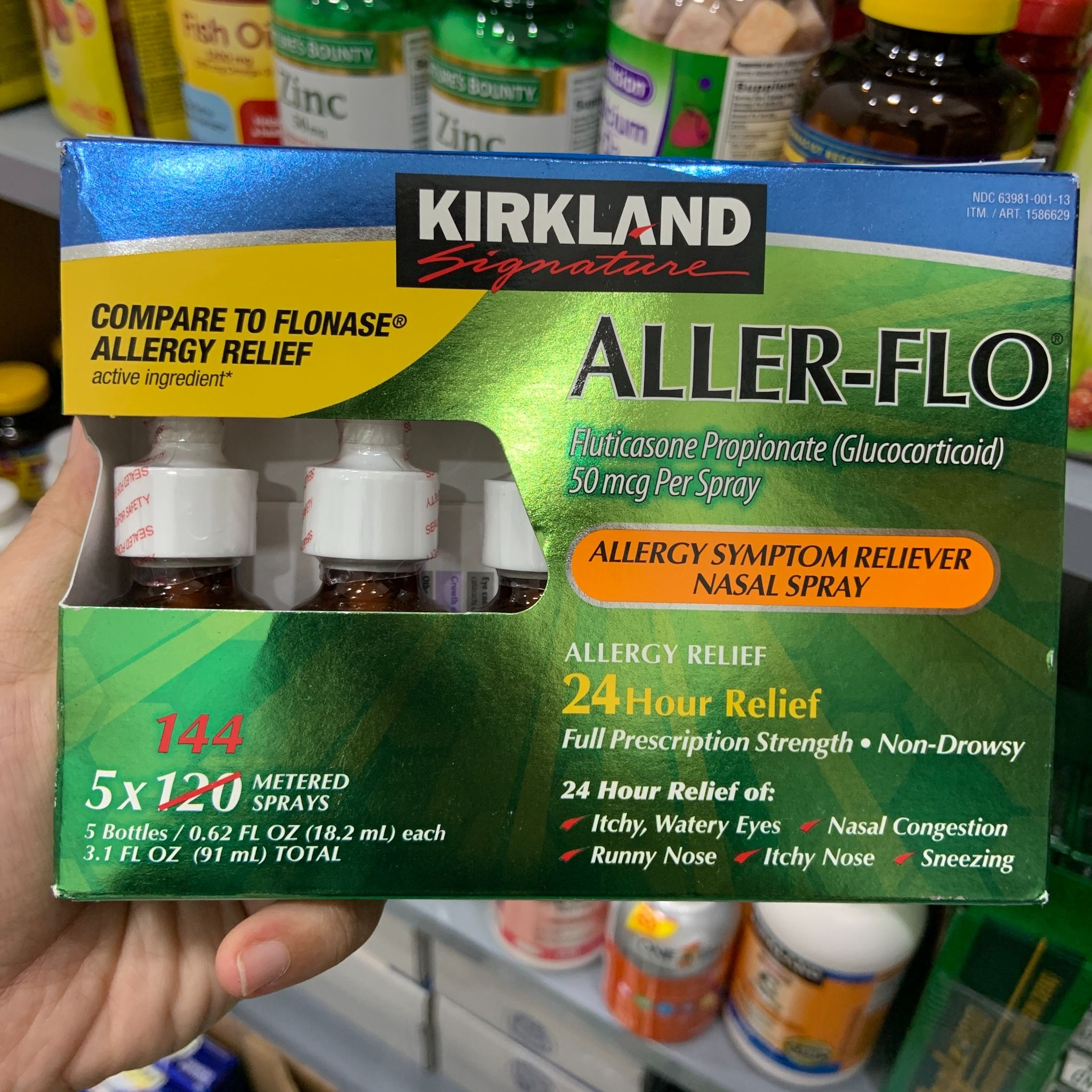 Xịt mũi viêm xoang Kirkland Aller-Flo