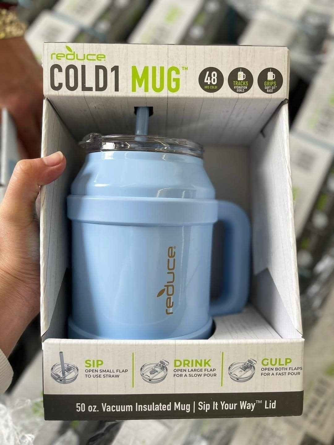 Ly giữ nhiệt thép không gỉ kèm ống hút Reduce Cold1 Mug dung tích 1,5l