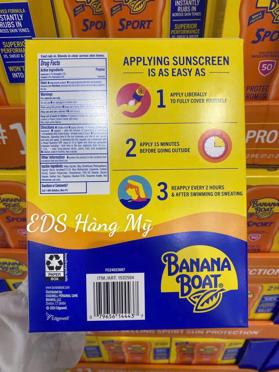 Kem chống nắng Banana Boat Sport Ultra 50+
