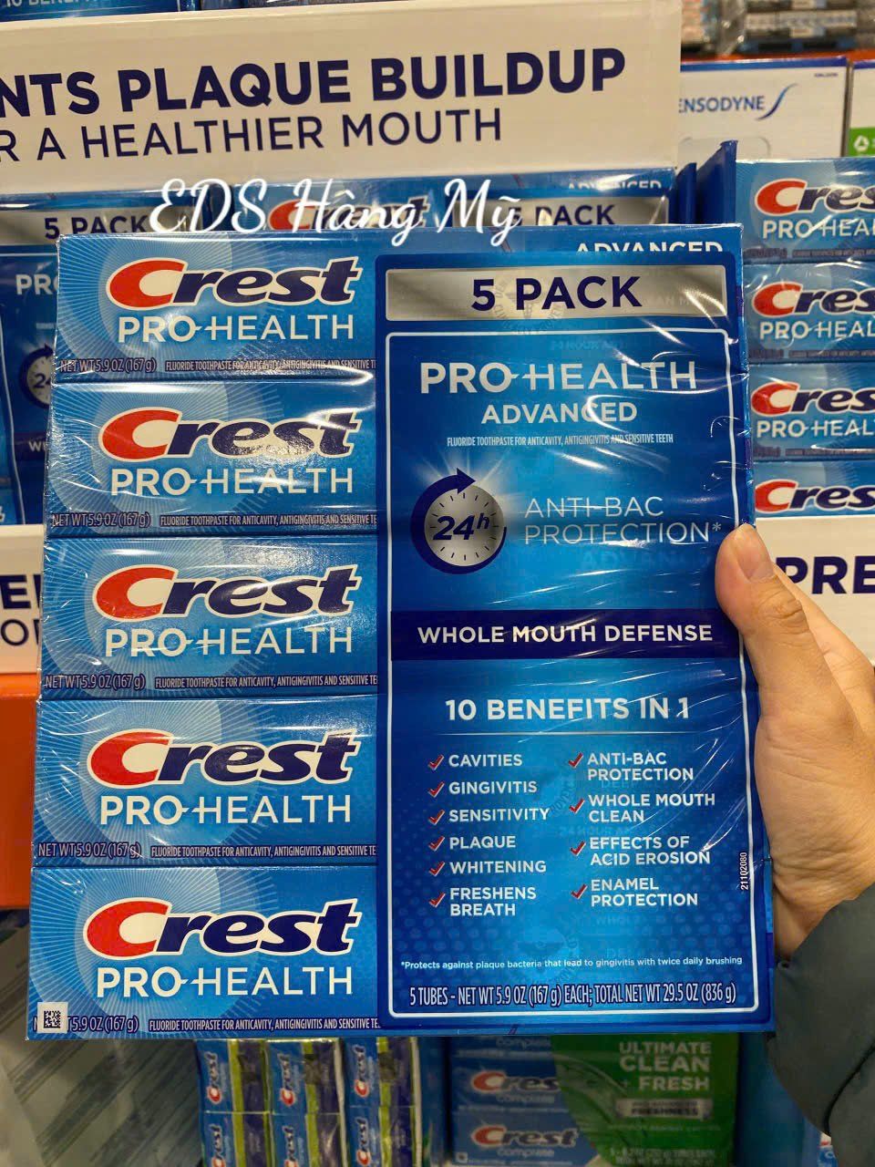 Kem đánh răng Crest Pro-Health Advanced Whitening