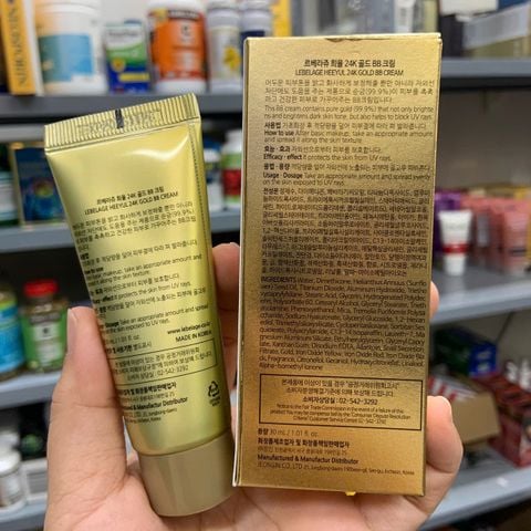  Kem nền trang điểm Lebelage Heeyul 24K Gold BB Cream SPF50+ 
