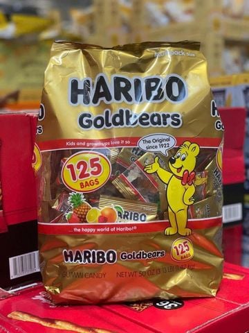  Kẹo dẻo gấu vị trái cây Haribo Goldbears 