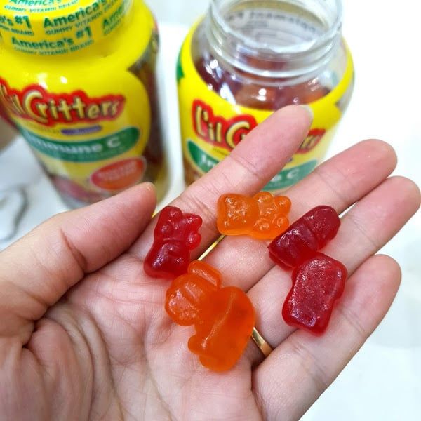 Kẹo dẻo bổ sung vitamin C và tăng sức đề kháng L’il Critters Immune C - 190 viên