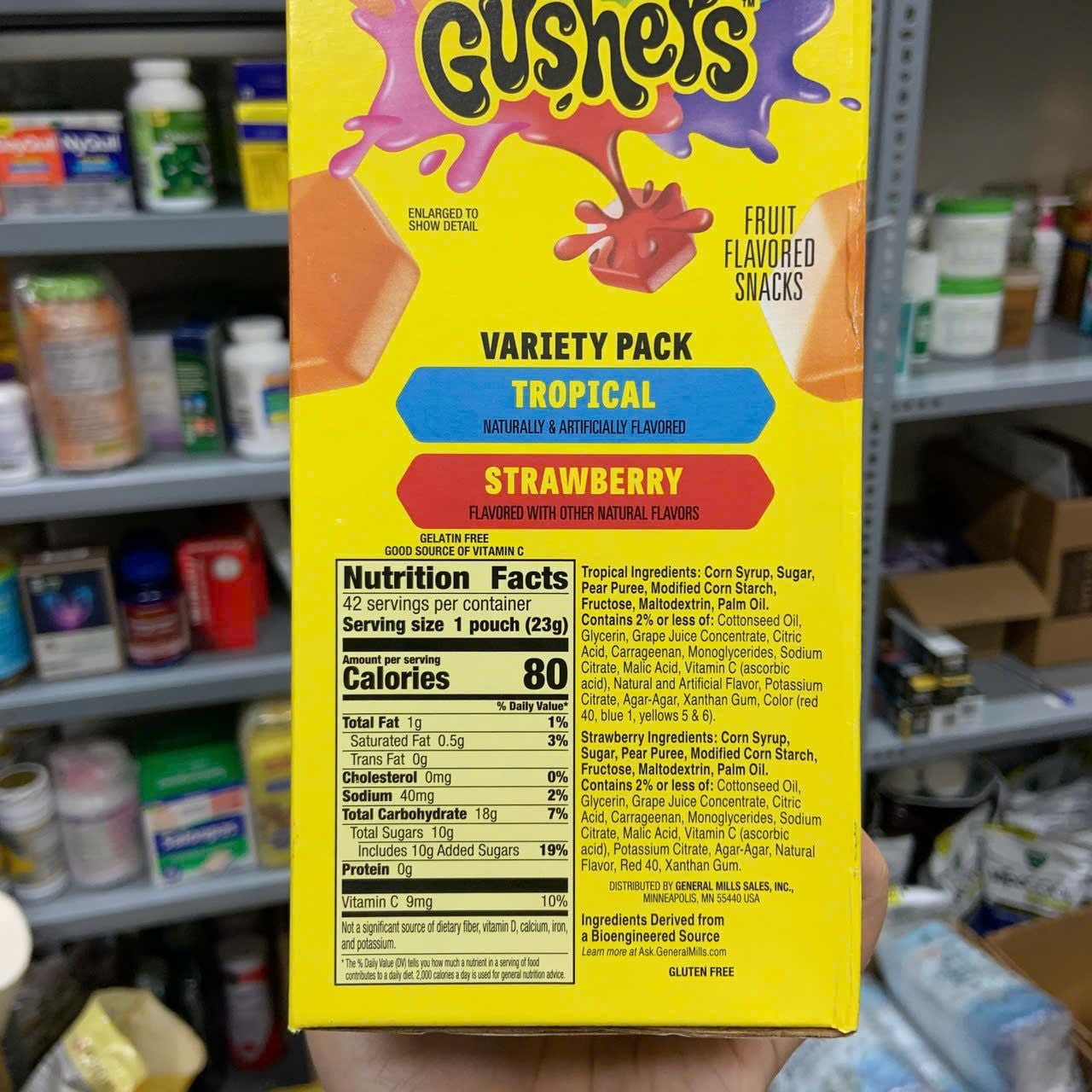 Kẹo dẻo trái cây Gusher's