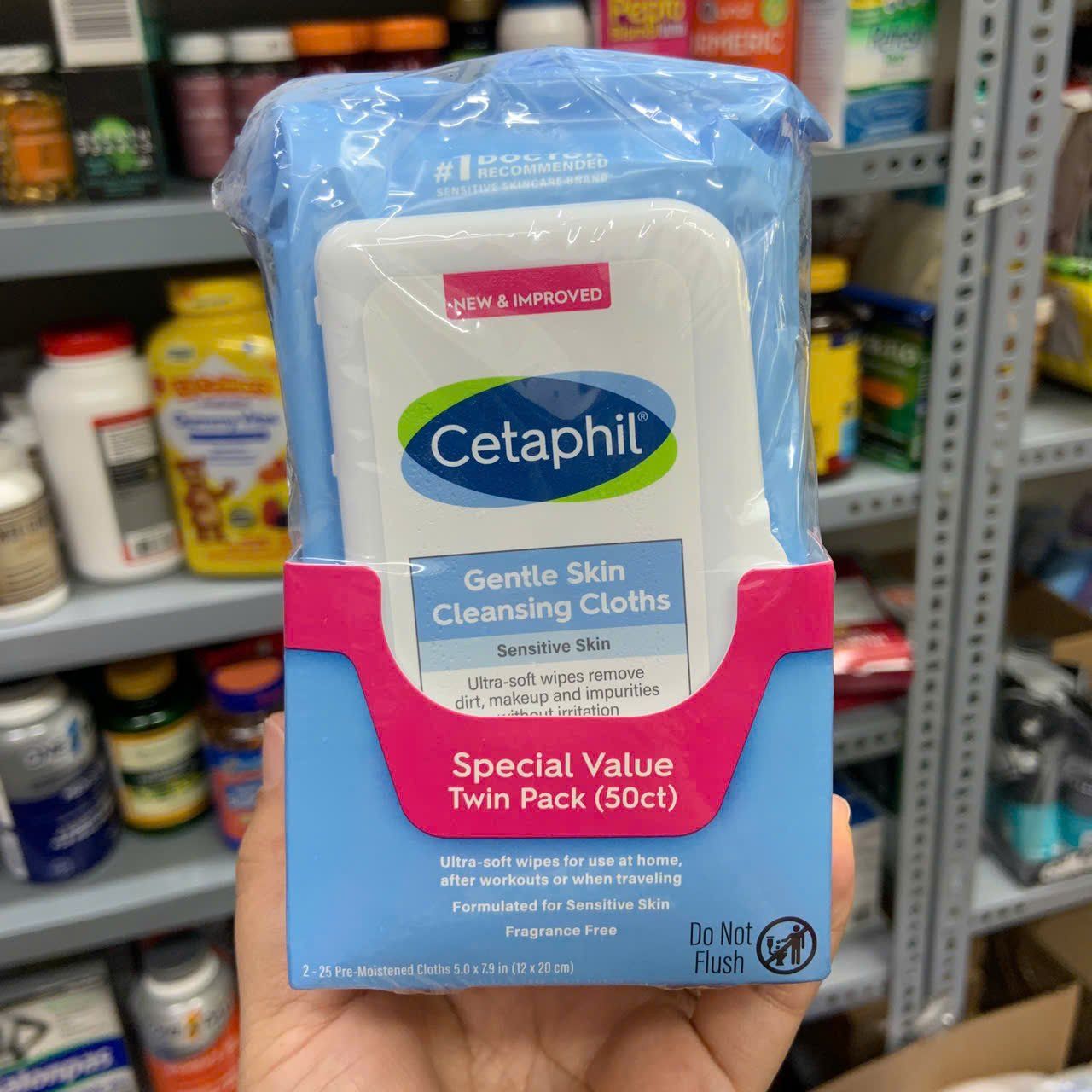 Khăn ướt Cetaphil Gentle Skin Cleansing Cloths