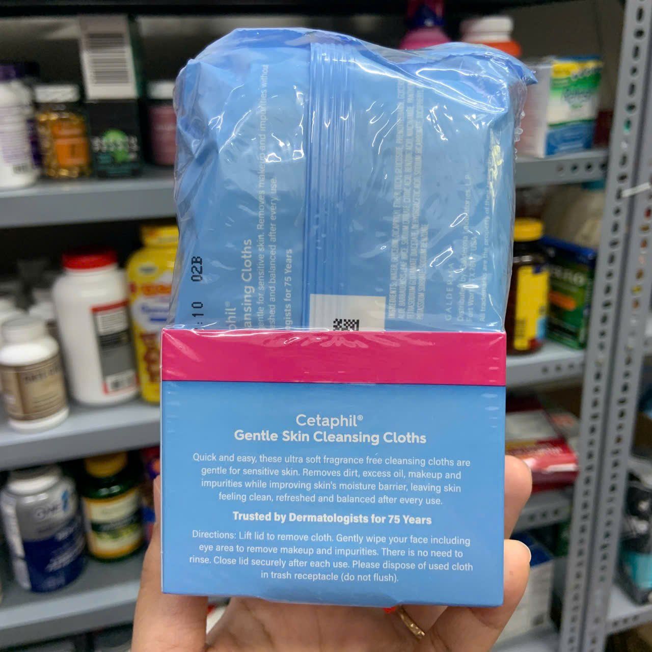 Khăn ướt Cetaphil Gentle Skin Cleansing Cloths