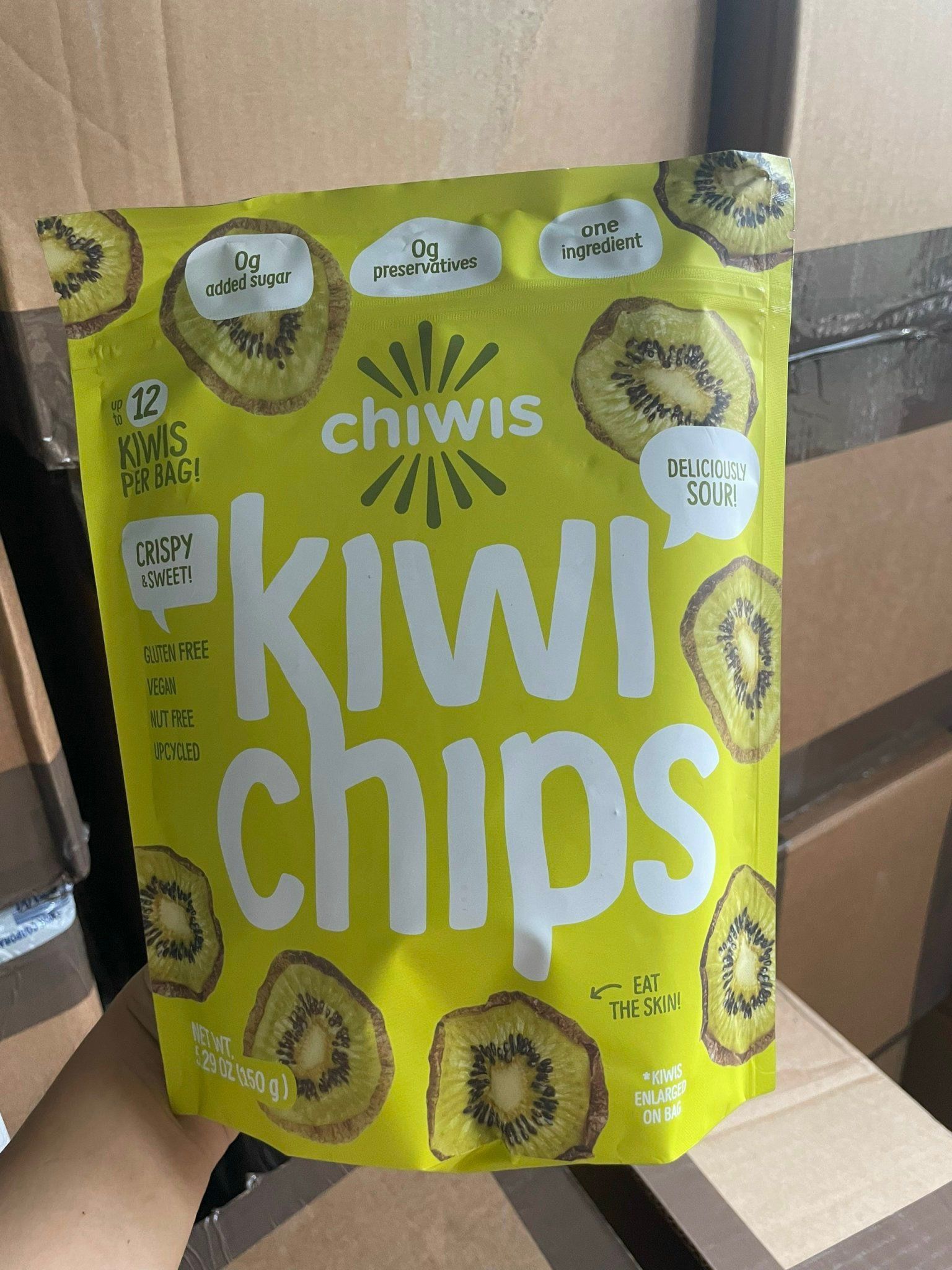 Kiwi lát sấy giòn Chiwis Kiwi Chips
