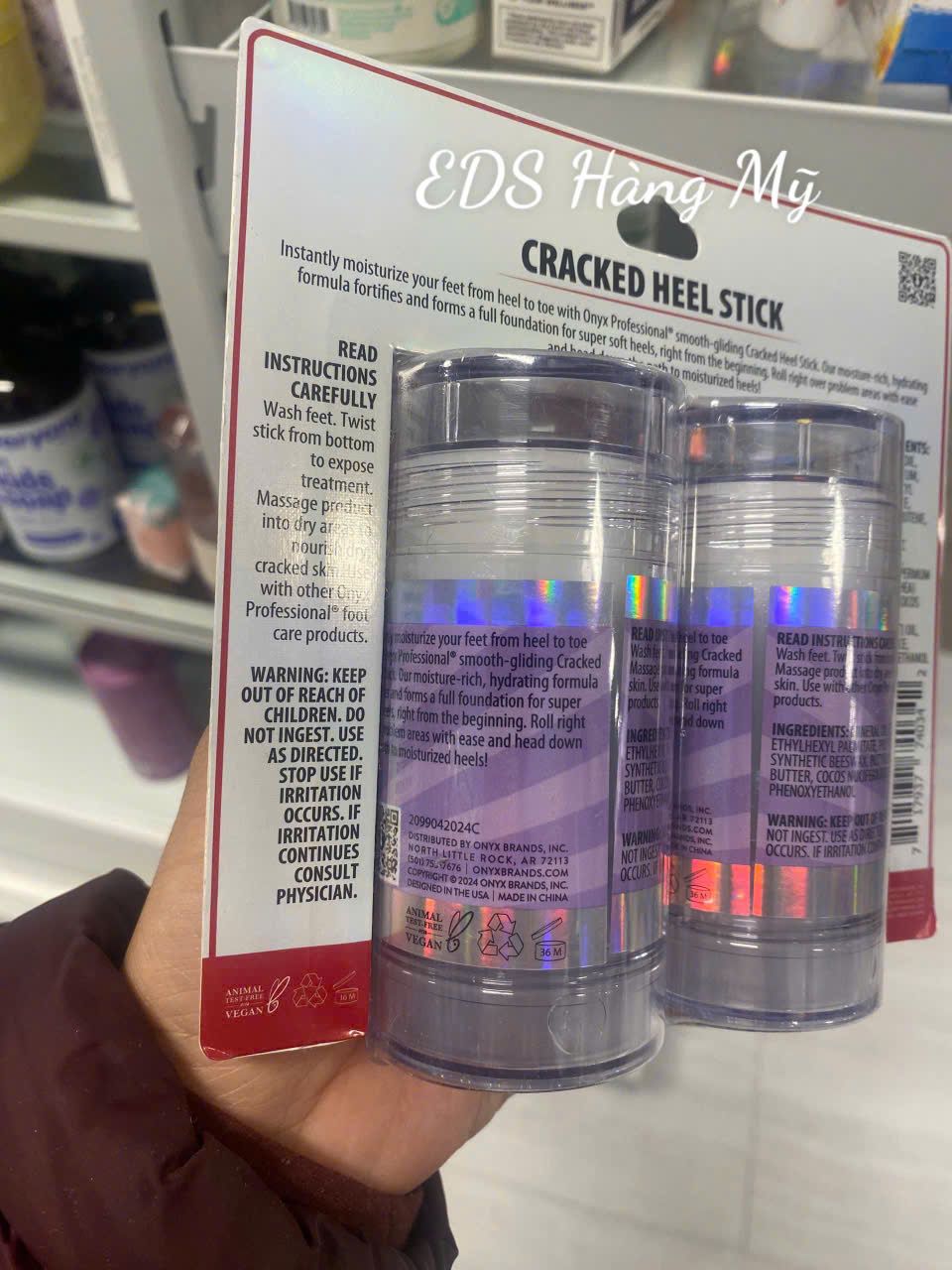 Lăn giảm nứt gót chân Onyx Cracked Heel Stick