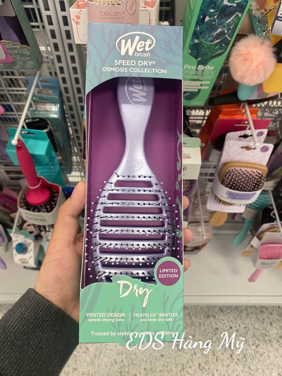 Lược gỡ rối và massage da đầu Wet Brush Speed Dry