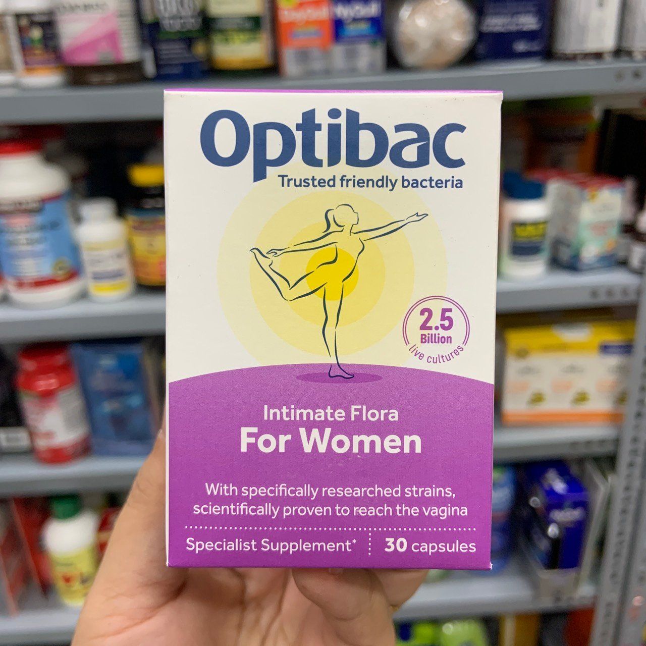 Viên uống bổ sung lợi khuẩn hỗ trợ sức khỏe nữ giới Optibac For Women