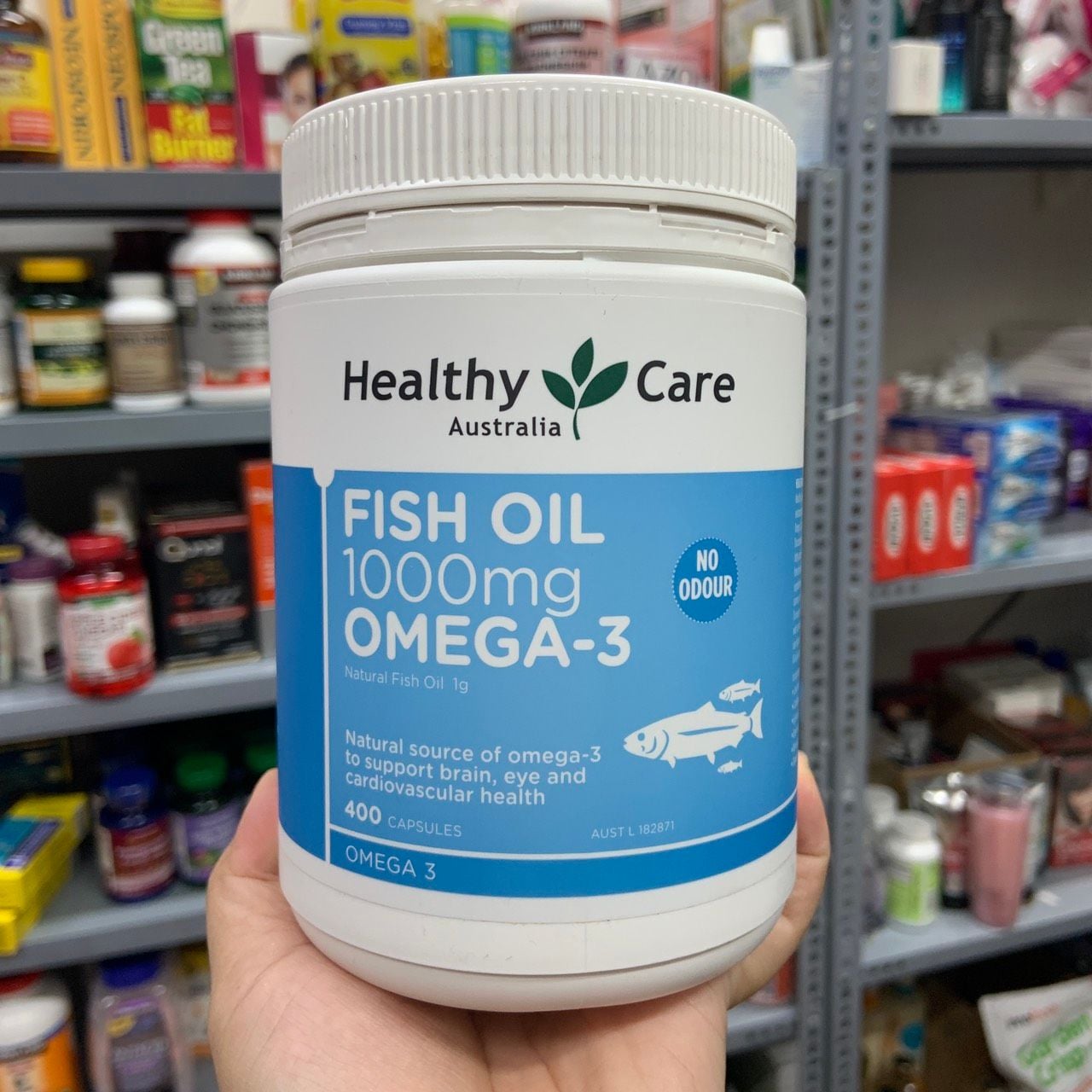 Viên uống dầu cá dùng cho trẻ từ 6 tuổi Healthy Care Fish Oil Omega 3