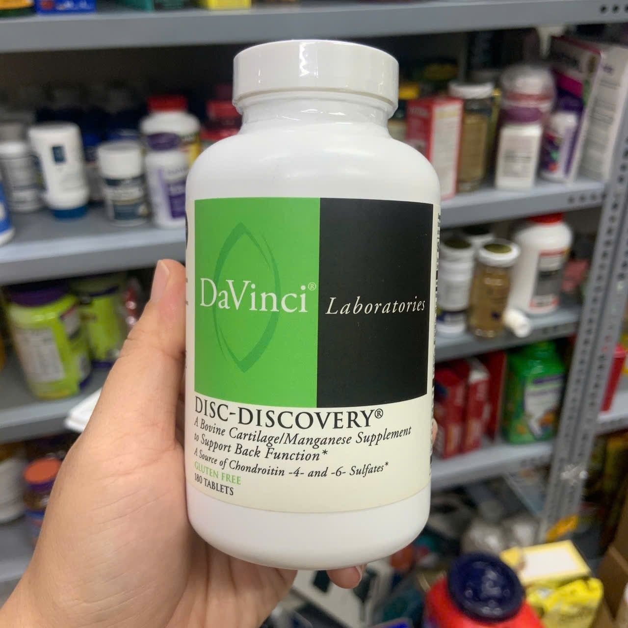 Viên uống thoái hóa cột sống, thoát vị đĩa đệm Davinci Laboratories of Vermont Disc Discovery