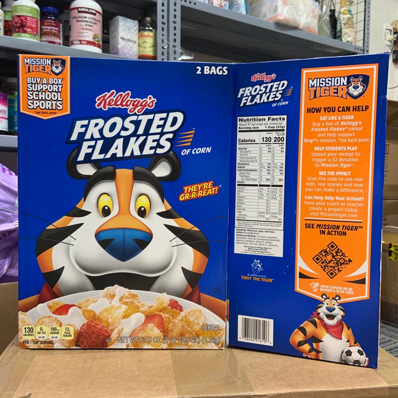 Ngũ cốc ăn sáng Kellogg’s Frosted Flakes