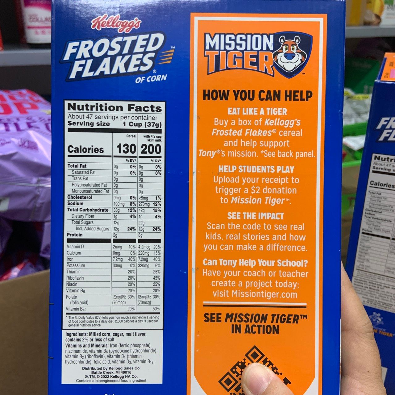 Ngũ cốc ăn sáng Kellogg’s Frosted Flakes