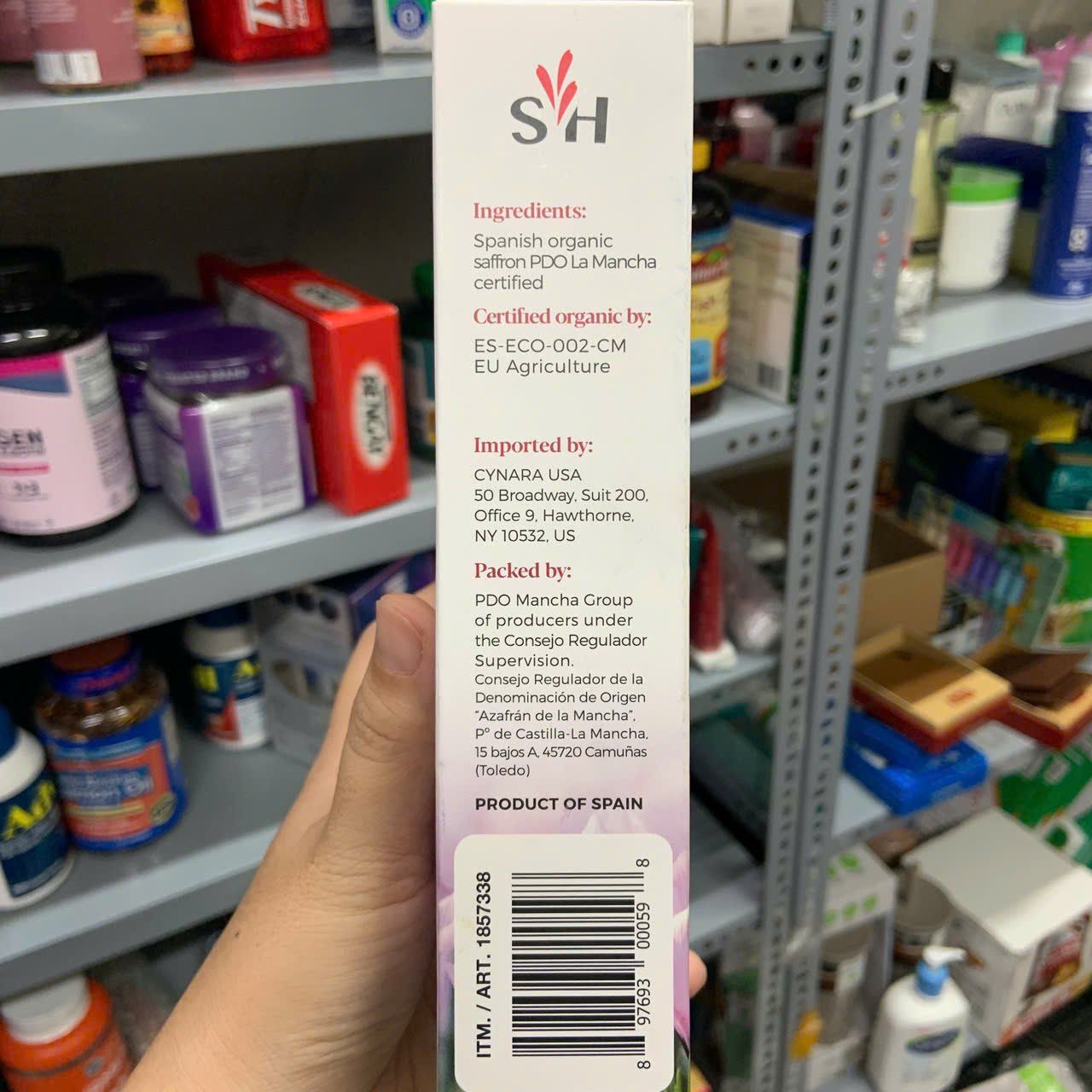 Nhụy hoa nghệ tây hữu cơ Secret Hint Organic Spanish Saffron