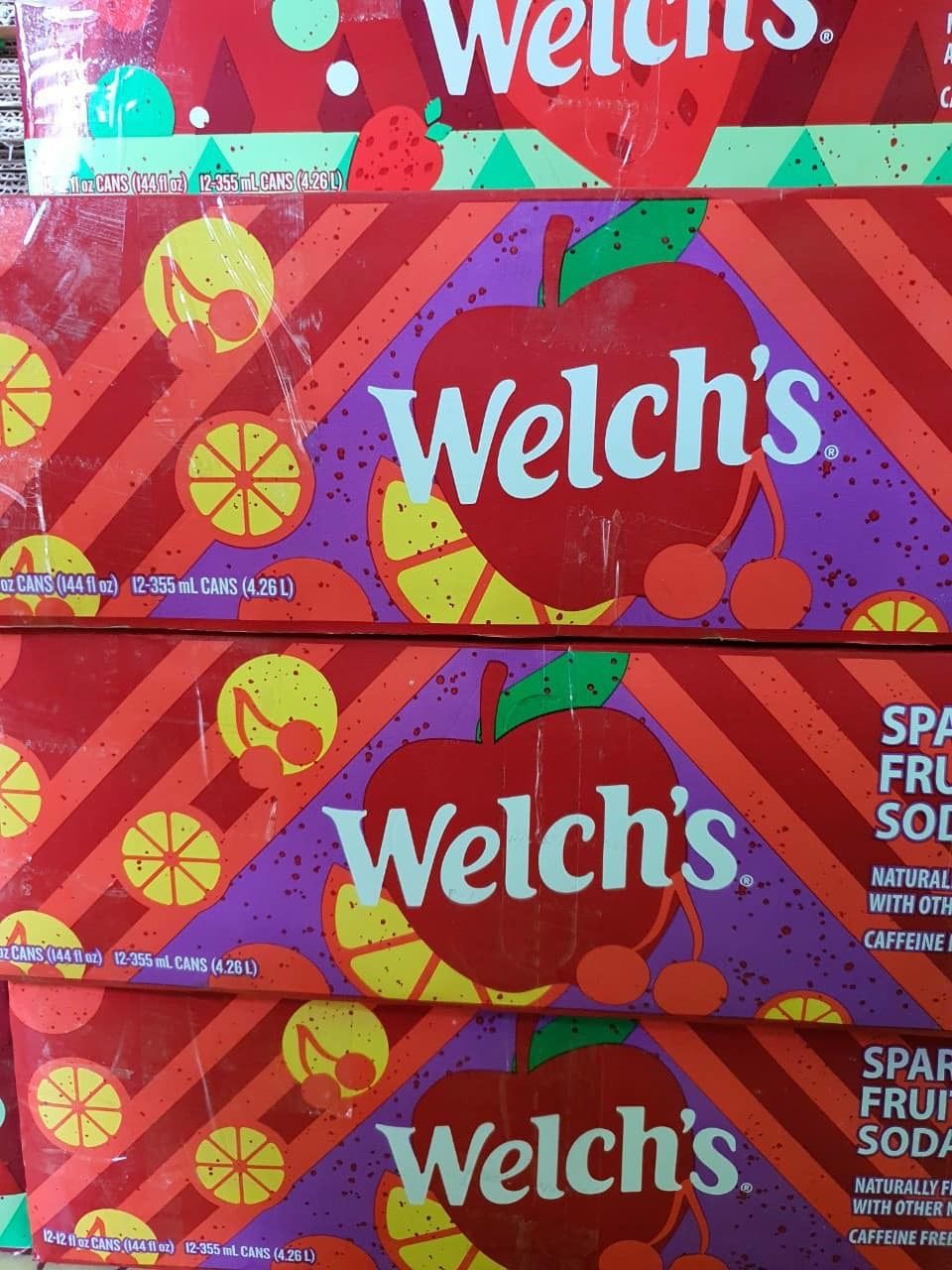 Nước ngọt có gas hương trái cây Welch’s
