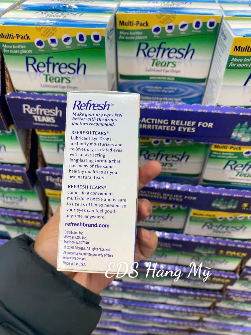 Nước nhỏ mắt, nước mắt nhân tạo Refresh Tears Lubricant Eye Drops