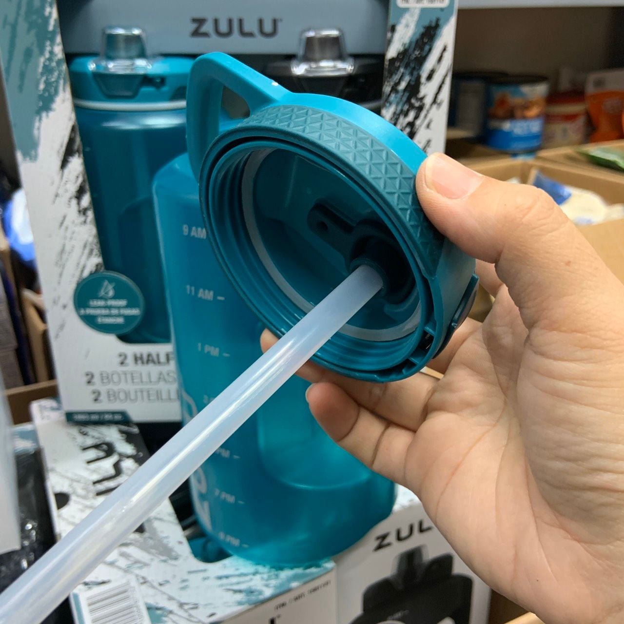 Bình nước nhựa cao cấp Zulu Half Gallon Water Bottles dung tích 1893ml