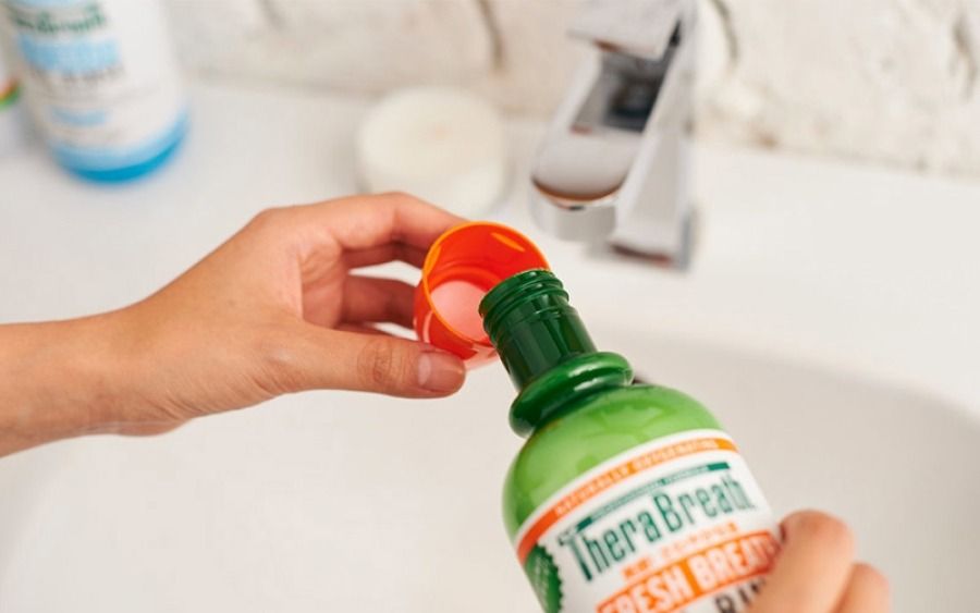 Nước súc miệng làm sạch, ngăn ngừa và giảm hôi miệng TheraBreath