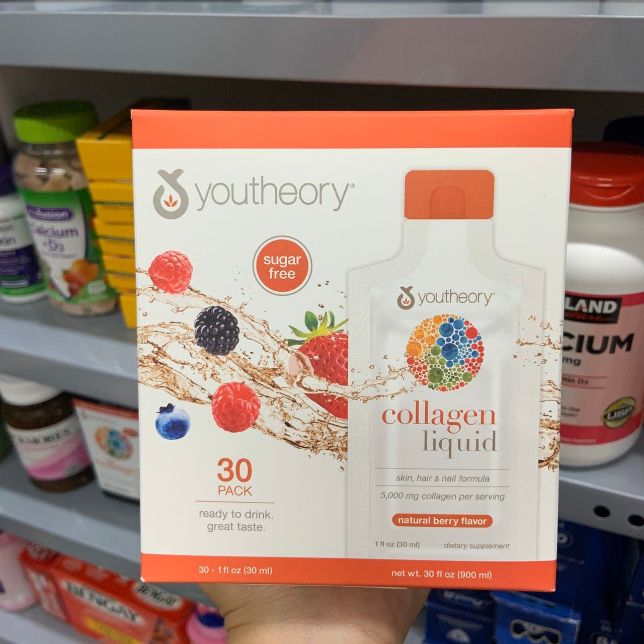 Nước uống bổ sung collagen Youtheory Collagen Liquid