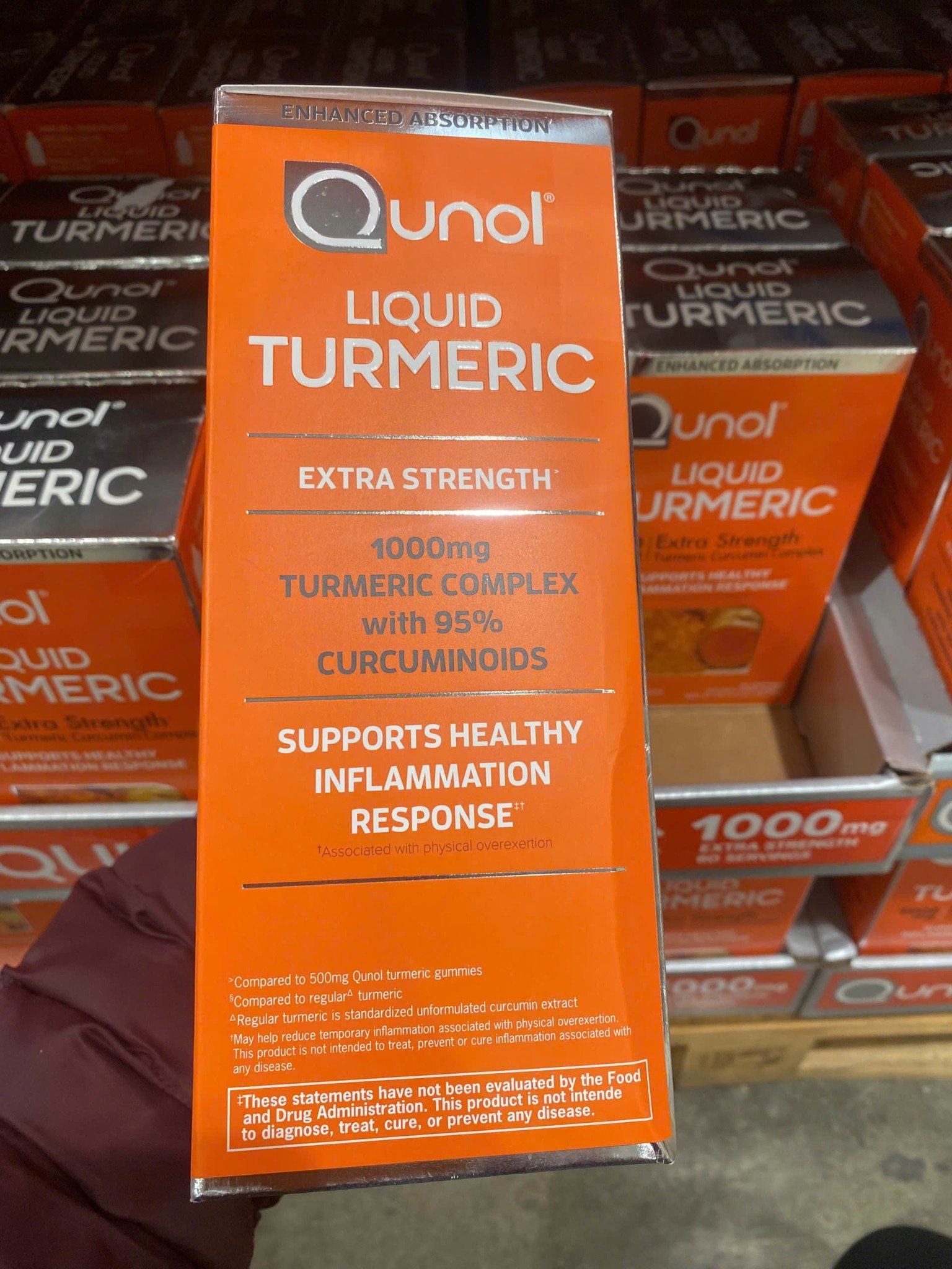 Nước uống tinh chất nghệ tươi Qunol Liquid Turmeric 1000mg