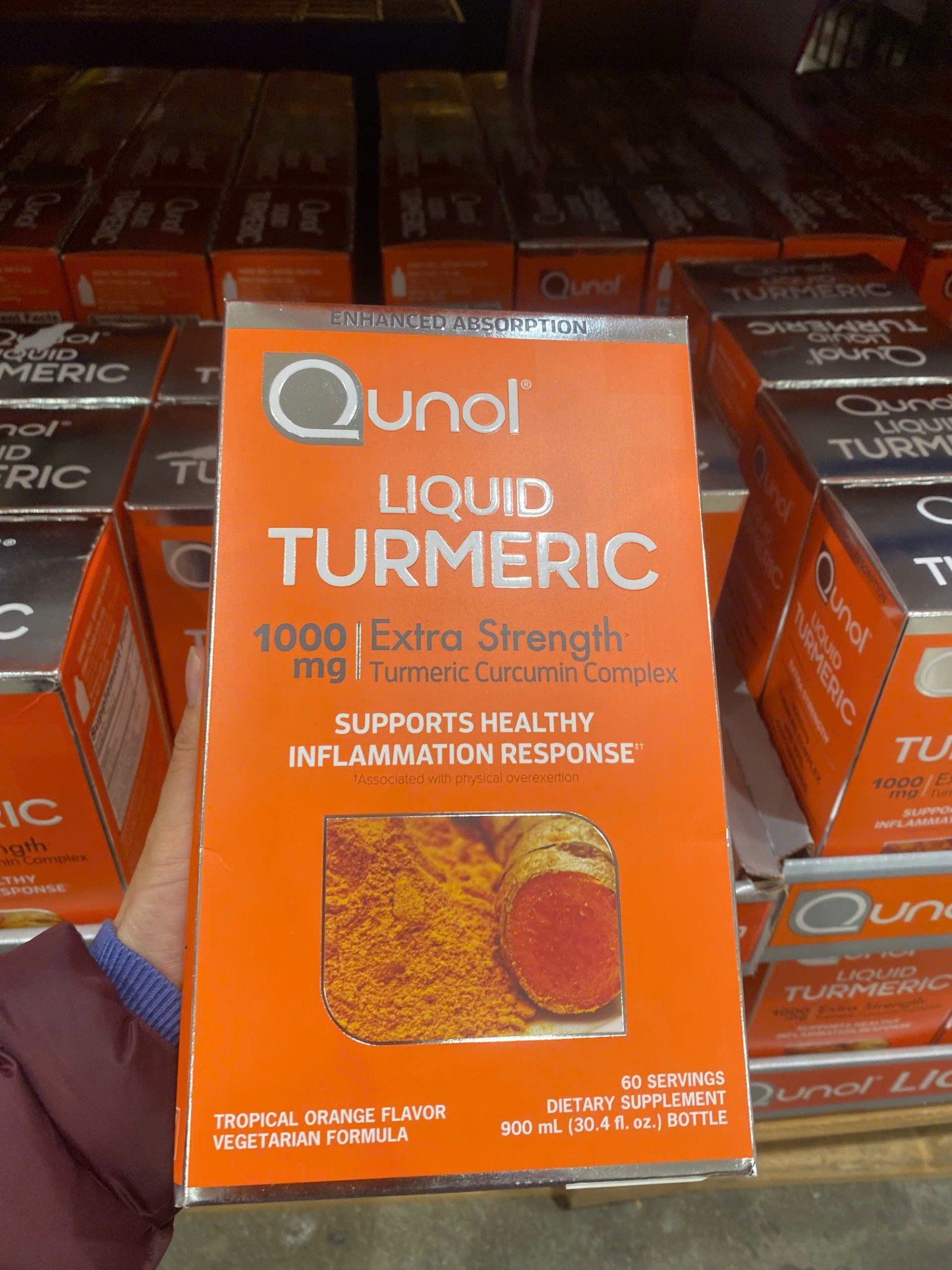 Nước uống tinh chất nghệ tươi Qunol Liquid Turmeric 1000mg