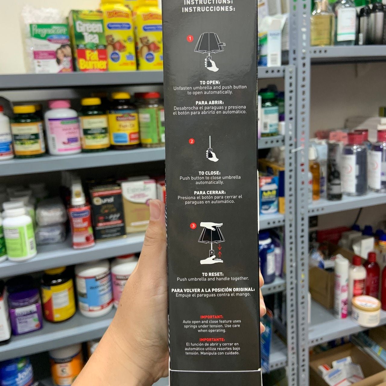 Ô/Dù gấp tự động ShedRain WindPro™