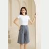 Quần culottes lửng ống rộng thời trang Eden - Q017
