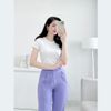 Quần công sở lưng cao xếp ly thời trang Eden - Q022