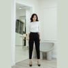 Quần công sở nữ cạp cao li gân thời trang Eden - Q015
