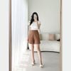 Quần short nữ lưng cao phối túi thời trang Eden - Q018
