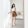 Quần short nữ lưng cao phối túi thời trang Eden - Q018