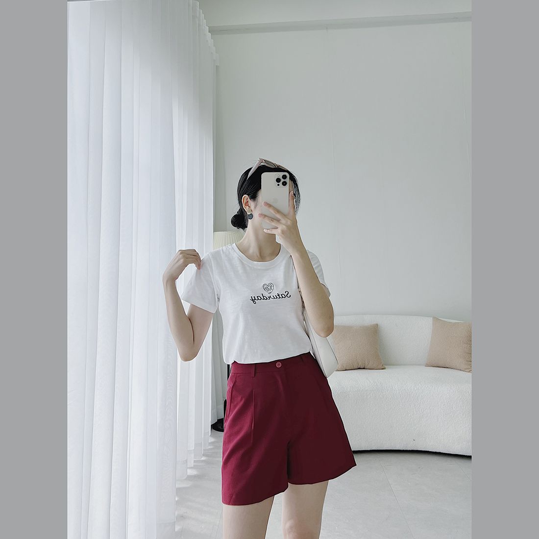Quần short nữ thời trang Eden - Q005