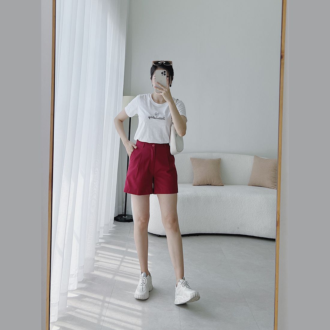 Quần short nữ thời trang Eden - Q005