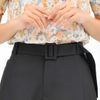 Quần tây công sở nữ baggy thời trang Eden phối thắt lưng - Q010