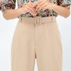 Quần tây công sở nữ baggy thời trang Eden phối thắt lưng - Q010