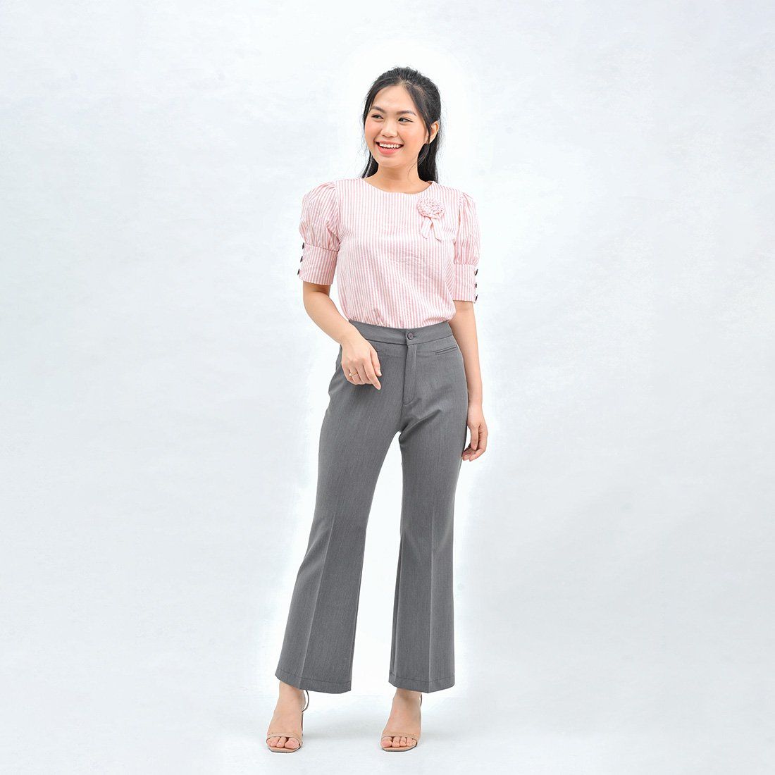 Quần tây ống loe công sở nữ thời trang Eden - Q011